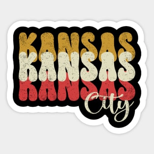 Retro 60s Kansas City Sticker